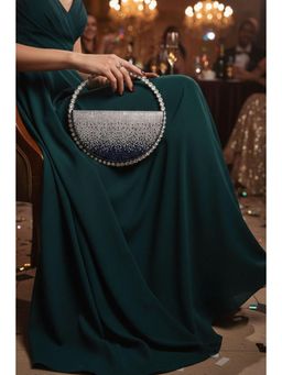 MINI WESST - Purple Stone Women Clutch