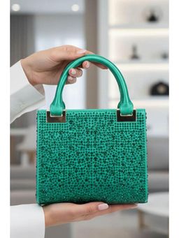 MINI WESST - Green Stone Women Clutch
