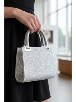 MINI WESST - Silver Stone Women Clutch