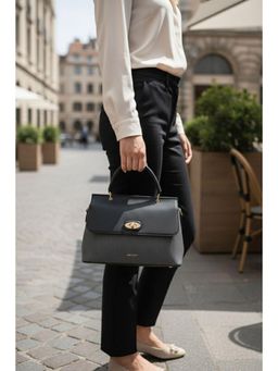 MINI WESST - Black Leather Women Handbag