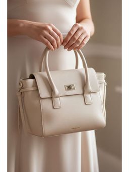 MINI WESST - Beige Leather Women Handbag