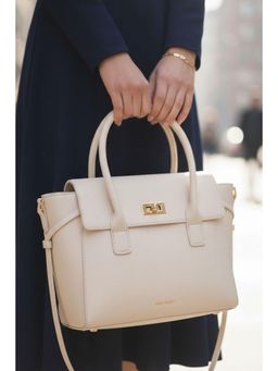 MINI WESST - White Leather Women Handbag