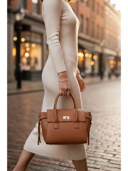 MINI WESST - Brown Leather Women Handbag