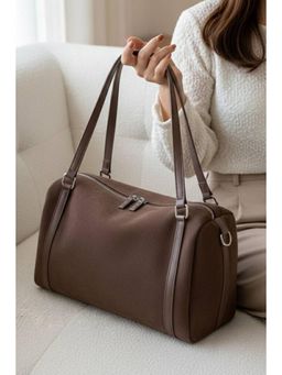 MINI WESST - Green Suede Women Duffle Bag