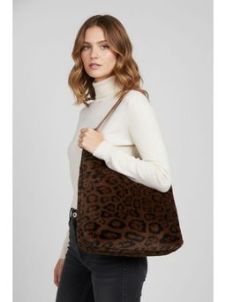 MINI WESST - Brown Suede Women Handbag
