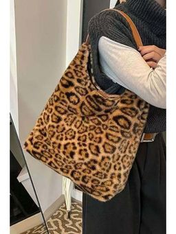 MINI WESST - Brown Suede Women Handbag