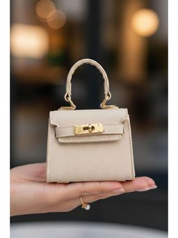 MINI WESST - White Leather Women Handbag
