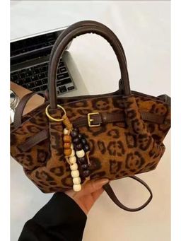 MINI WESST - Brown Suede Women Handbag