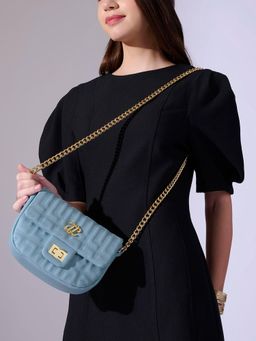 Lavie Signature - Women's Ls Quilt Culebra Party Sling Bag (Blue)
