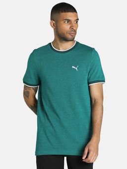 Puma - Jacquard Mens Green T-Shirts