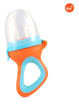 Rabitat - Hygienic Orange Snap Lock Nibbler Silicone Fruit Feeder