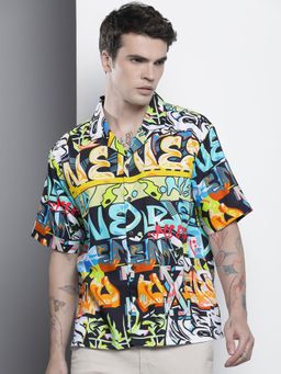 The Indian Garage Co - Men's Oversized Tropical Street Wear Shirt