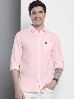 The Indian Garage Co - Men's Slim Fit Solid Cutaway Collar Shirt