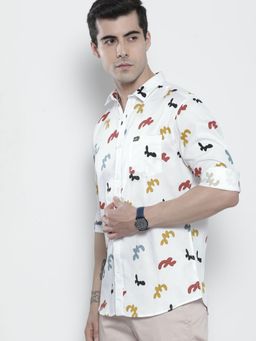 The Indian Garage Co - Men's Regular Fit Printed Casual Shirt