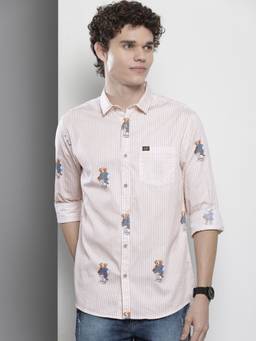 The Indian Garage Co - Men's Regular Fit Printed Casual Shirt