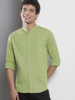 The Indian Garage Co - Men's Regular Fit Solid Casual Shirt