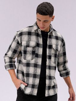 The Indian Garage Co - Men's Relaxed Fit Checkered Shirt