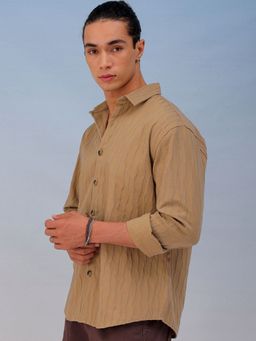 The Indian Garage Co - Men's Relaxed Fit Solid Shirt