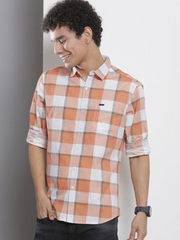 The Indian Garage Co - Men's Regular Fit Striped Casual Shirt