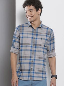 The Indian Garage Co - Men's Regular Fit Checkered Casual Shirt