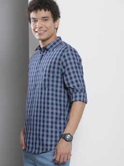 The Indian Garage Co - Men's Regular Fit Checkered Casual Shirt
