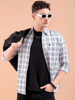 The Indian Garage Co - Men's Regular Fit Checkered Casual Shirt