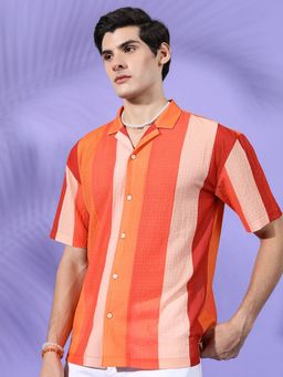 The Indian Garage Co - Men's Relaxed Fit Half Sleeves Shirt
