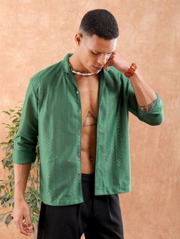 The Indian Garage Co - Men's Relaxed Fit Solid Shirt