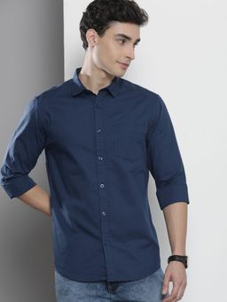 The Indian Garage Co - Men's Regular Fit Solid Casual Shirt