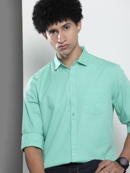 The Indian Garage Co - Men's Regular Fit Solid Casual Shirt