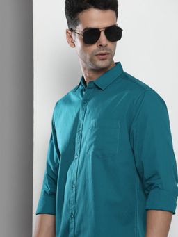 The Indian Garage Co - Men's Regular Fit Solid Casual Shirt
