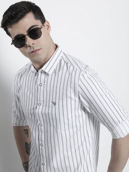 The Indian Garage Co - Men's Regular Fit Striped Casual Shirt