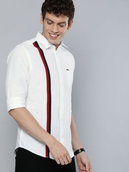 The Indian Garage Co - Men's Slim Fit Colour Blocked Street Wear Shirt