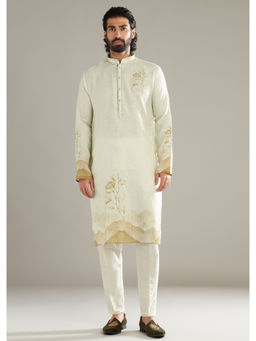 KALKI FASHION - Cream Kurta with Pant