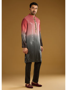 KALKI FASHION - Pink Sequins Kurta with Pant