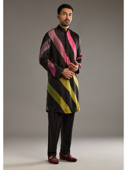 KALKI FASHION - Black Modal Kurta with Pant