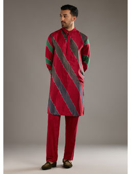KALKI FASHION - Red Modal Kurta with Pant