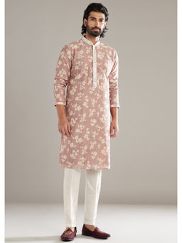KALKI FASHION - Powder Pink Kurta with Pant