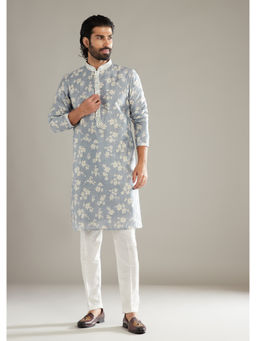 KALKI FASHION - Powder Blue Kurta with Pant