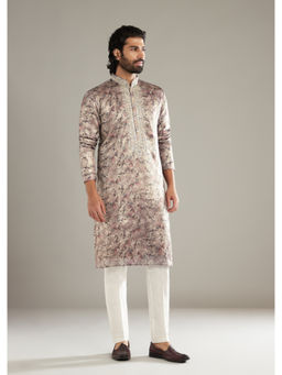 KALKI FASHION - Purple Silk Kurta with Pant