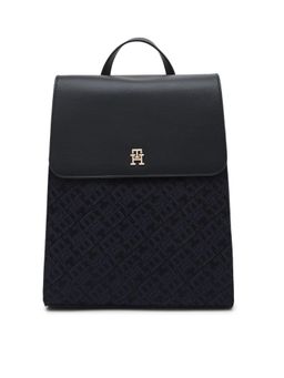 Tommy Hilfiger - Logo Black Polyester Backpack