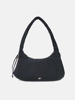 Tommy Hilfiger - Solid Black Nylon Handbag