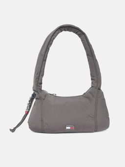 Tommy Hilfiger - Solid Brown Nylon Handbag