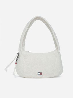 Tommy Hilfiger - Solid White Polyester Handbag