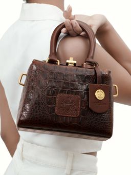 Hidesign - Ritz 01 Brown Women's Sling Bag - (20 X 8 X 15 Cms) (S)