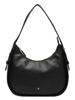 Horra - Women Pu Solid Black Handbag (M)