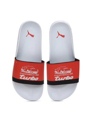 Buy Puma Pl Leadcat 2.0 Men Orange Sliders Online