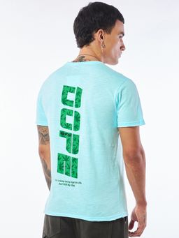 Bewakoof - Air Mens Blue Dope AF T-shirt