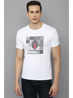 Louis Philippe - Men White T-Shirt