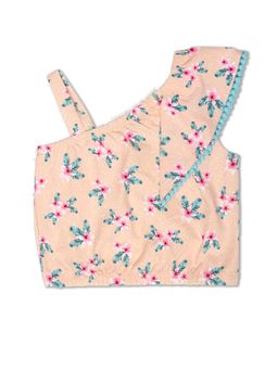 United Colors of Benetton - Girls Peach Printed Tops